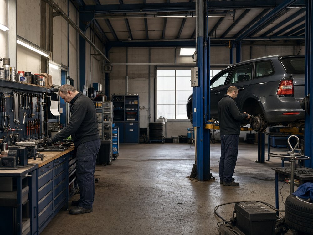 Kalnupės autoservisas meistrai dirba autoservise Klaipėdoje